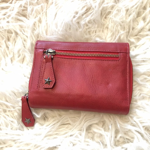Vélez: Red leather clutch wallet. NWOT - Picture 3 of 5